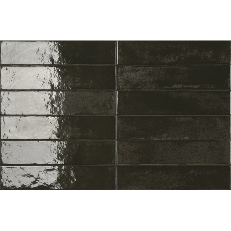 Aleluia Raku С000593558 R2778C8_Black Lava wall tile 5,6x26,6 cm, Portugal - photo 1 Aleluia Raku С000593558 R2778C8_Black Lava wall tile 5,6x26,6 cm, Portugal - photo 1