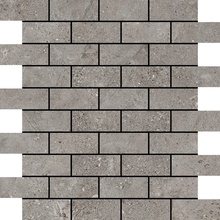 Aleluia Stone Age С000534296 DC3007_Stone_age_mosaic_brick_grey_shine Mozaika 25,9x28,9 cm, Portugalia, wapień - zdjęcie 1 - zdjęcie 1