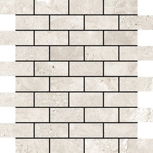 Aleluia Stone Age С000534290 DC3001_Stone_age_mosaic_white_satin Mosaïque 25,9x28,9 cm, Portugal, sous briques - photo 1 - photo 1
