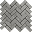 Aleluia Urban Stone С000493017 DC5009_MOSAIC HERRING GREY URBAN STONE WALL Mozaika 24,5x27,5 cm, Portugalsko, vápenec - fotografie 1