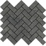 Aleluia Urban Stone С000493018 DC5010_MOSAIC HERRING ANTHRACITE URBAN STONE WALL Mosaic 24,5x27,5 cm, Portugal, limestone - photo 1