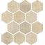 Alfalux Blendstone С000630135 8200773_BLENDS.BE NAT.ESAGON Mosaic 27,4x31,7 cm, Italy, other types of stone - photo 1