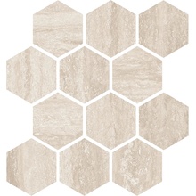 Alfalux Elegance С000630837 8201268_ELEG.BEI.SMOO.ESAGON Mozaïek 27,4x31,7 cm, Italië, andere soorten marmer - foto 1 - foto 1