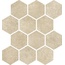 Alfalux Pangea 8200667 BG NAT.ESAGON Mosaïque 27,4x31,7 cm, Italie, béton - photo 1