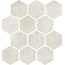Alfalux Pangea 8200668 BI NAT.ESAGON Mosaïque 27,4x31,7 cm, Italie, béton - photo 1