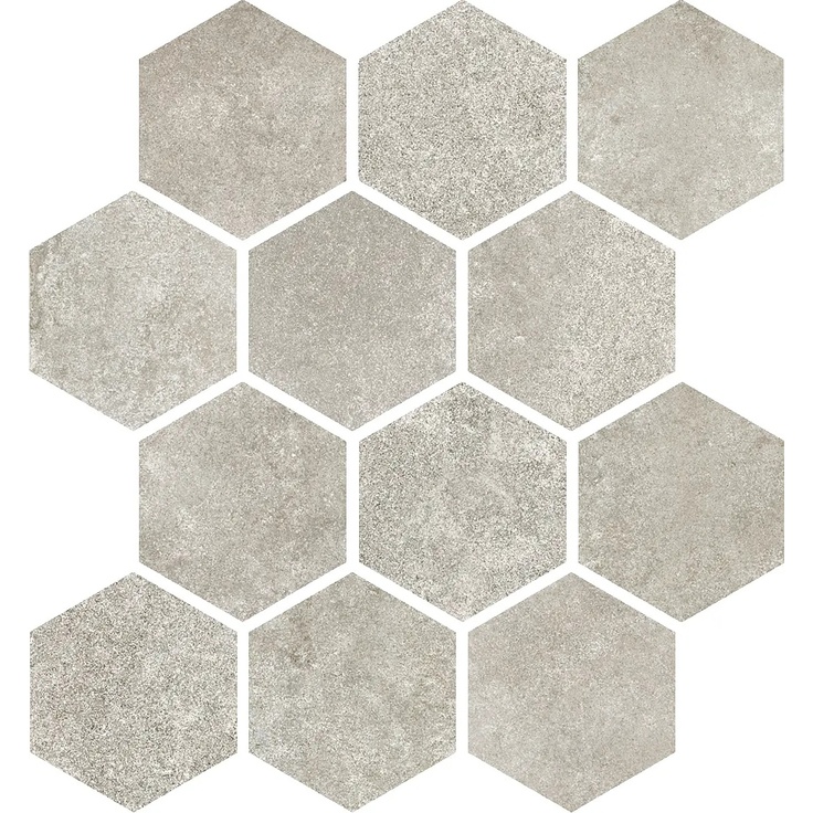 Alfalux Pangea 8200669 CE NAT.ESAGON Mosaïque 27,4x31,7 cm, Italie, béton - photo 1 Alfalux Pangea 8200669 CE NAT.ESAGON Mosaïque 27,4x31,7 cm, Italie, béton - photo 1