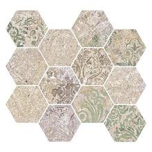 Aparici Bohemian С000492313 BOHEMIAN BLEND NAT MOS HEX 30X28 Mosaico 28x30 cm, Espanha - foto 1 - foto 1