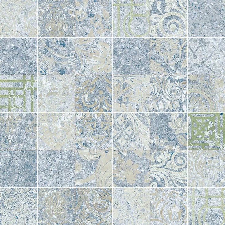 Aparici Bohemian С000492325 BOHEMIAN BLUE NAT MOS 5X5 29,75X29,75 Mosaik 29,75x29,75 cm, Spanien - Foto 1 Aparici Bohemian С000492325 BOHEMIAN BLUE NAT MOS 5X5 29,75X29,75 Mosaik 29,75x29,75 cm, Spanien - Foto 1