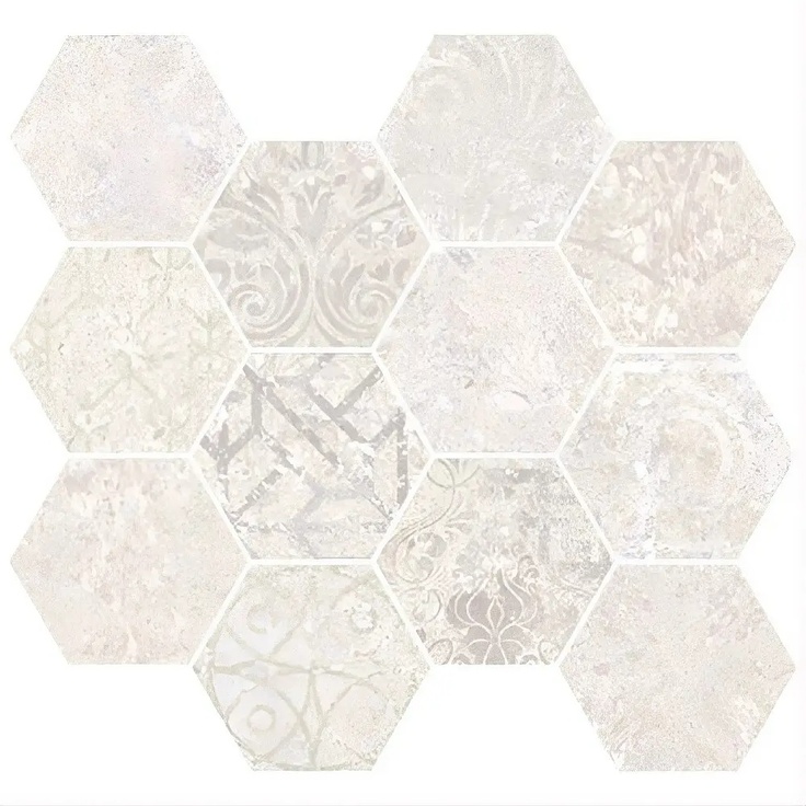 Aparici Bohemian С000492339 BOHEMIAN SAND NAT MOS HEX 30X28 Mosaic 28x30 cm, Spain - photo 1 Aparici Bohemian С000492339 BOHEMIAN SAND NAT MOS HEX 30X28 Mosaic 28x30 cm, Spain - photo 1