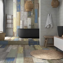 Aparici Chalkwood 24,75x99,55 см, geglazuurd keramisch graniet, Spanje, hout - interieurfoto 1 - foto 2