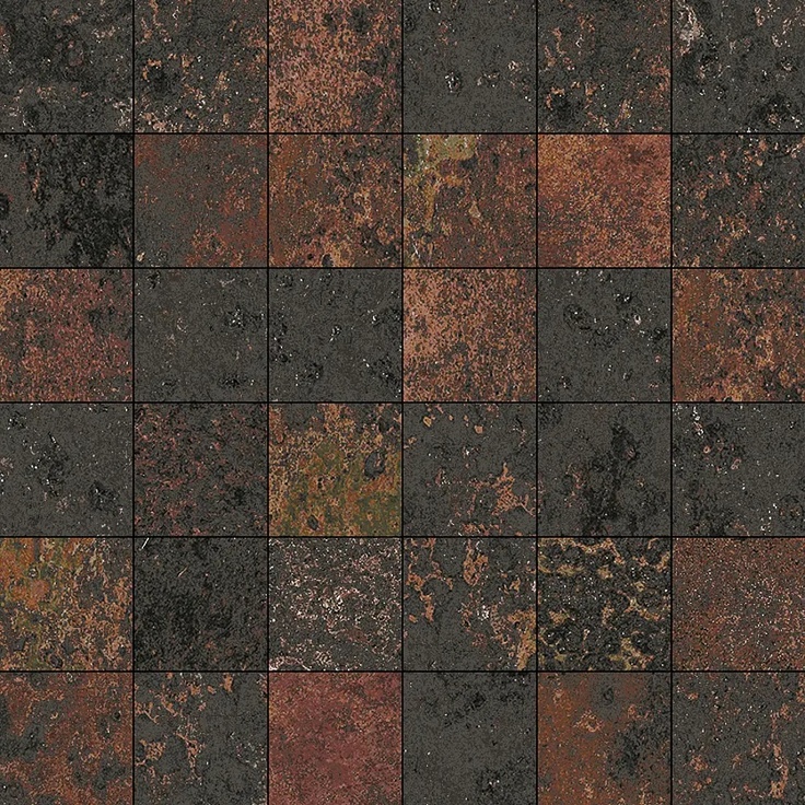 Aparici Corten С000573119 CORTEN GRAPHITE NAT MOS 5X5 29,75X29,75 Mozaik 29,75x29,75 cm, Spanien, metal - foto 1 Aparici Corten С000573119 CORTEN GRAPHITE NAT MOS 5X5 29,75X29,75 Mozaik 29,75x29,75 cm, Spanien, metal - foto 1