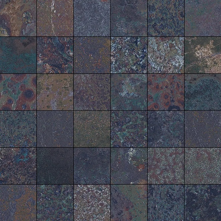 Aparici Corten С000573122 CORTEN SAPPHIRE NAT MOS 5X5 29,75X29,75 Mosaïque 29,75x29,75 cm, Espagne, métal - photo 1 Aparici Corten С000573122 CORTEN SAPPHIRE NAT MOS 5X5 29,75X29,75 Mosaïque 29,75x29,75 cm, Espagne, métal - photo 1