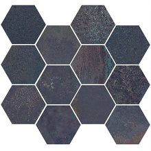 Aparici Corten С000573110 CORTEN SAPPHIRE NAT MOS HEX 30X28 Mosaic 28x30 cm, Spain, metal look - photo 1 - photo 1