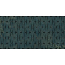 Aparici Illusion Turquoise Stamp Lappato porcelain tile 50x100 cm, Spain, metal - photo 1 - photo 1