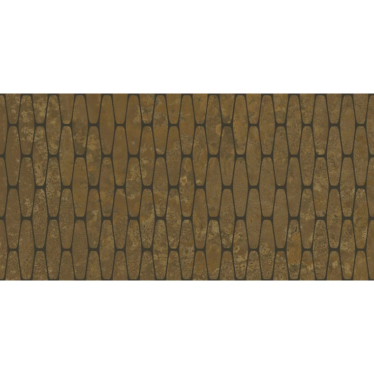 Aparici Illusion С000609924 ILLUSION BRASS STAMP LAPPATO 49,75X99,55 grès cérame 49,75x99,55 cm, Espagne, métal - photo 1 Aparici Illusion С000609924 ILLUSION BRASS STAMP LAPPATO 49,75X99,55 grès cérame 49,75x99,55 cm, Espagne, métal - photo 1