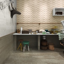 Aparici Jacquard 44,63x119,3 см, keramiek, Spanje, beton - interieurfoto 1 - foto 1