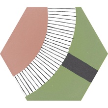 Aparici Lined С000572929 LINED SPRING HEXAGON 25X29 keramisch graniet 25x29 cm, Spanje - foto 1 - foto 1