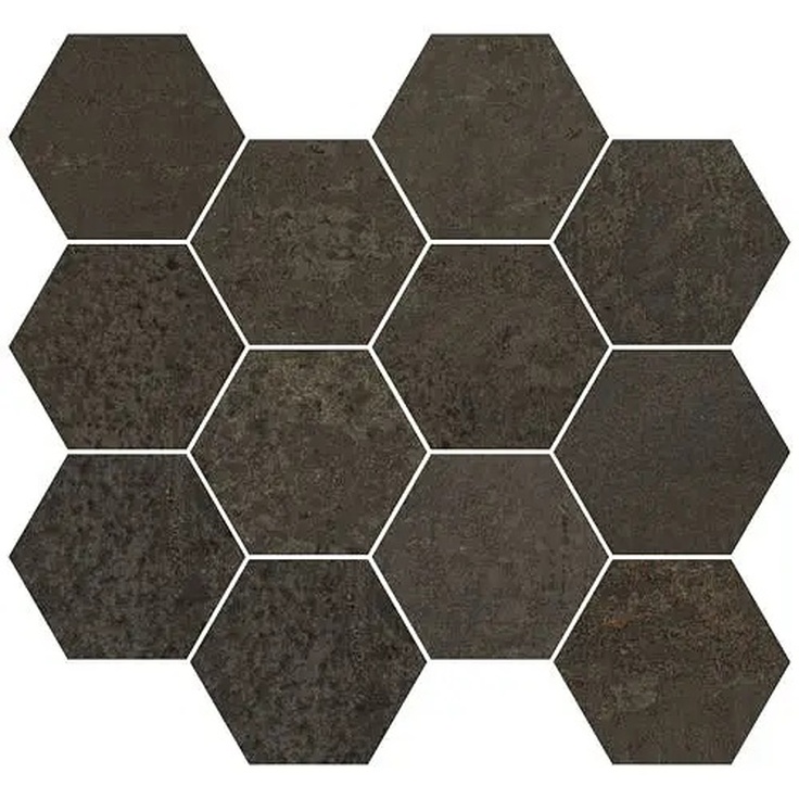 Aparici Metallic С000473278 Metallic Brown Nat. Mosaico Hex. 28x30_G-2143 Mosaïque 28x30 cm, Espagne, métal - photo 1 Aparici Metallic С000473278 Metallic Brown Nat. Mosaico Hex. 28x30_G-2143 Mosaïque 28x30 cm, Espagne, métal - photo 1