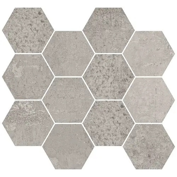 Aparici Metallic С000473276 Metallic Grey Nat. Mosaico Hex. 28x30_G-2143 Mosaic 28x30 cm, Spain, metal look - photo 1 Aparici Metallic С000473276 Metallic Grey Nat. Mosaico Hex. 28x30_G-2143 Mosaic 28x30 cm, Spain, metal look - photo 1