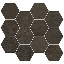 Aparici Metallic С000473278 Metallic Brown Nat. Mosaico Hex. 28x30_G-2143 Mosaico 28x30 cm, Espanha, efeito metal - foto 1 - foto 1