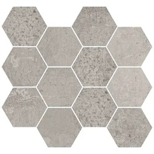 Aparici Metallic С000473276 Metallic Grey Nat. Mosaico Hex. 28x30_G-2143 Mosaico 28x30 cm, Espanha, efeito metal - foto 1 - foto 1
