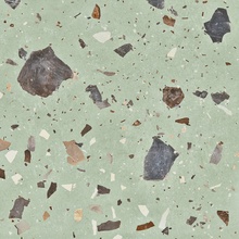 Aparici Pebble С000609941 PEBBLE GREEN NATURAL 59,55X59,55 gres porcelánový 59,55x59,55 cm, Španělsko, terrazzo - fotografie 1 - foto 1