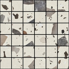 Aparici Pebble С000609950 PEBBLE IVORY NAT MOS 5X5 29,75X29,75 Mozaika 29,75x29,75 cm, Španělsko, terrazzo - fotografie 1 - foto 1