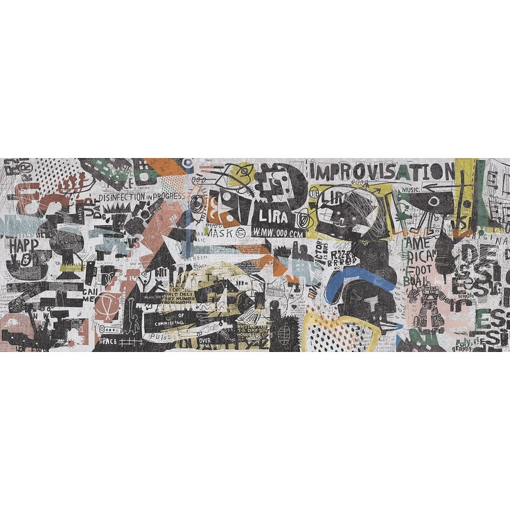 Aparici Sonora С000564698 SONORA GRAFFITI ORNAMENT 44,63X119,30 stěnová dlaždice 44,63x119,3 cm, Španělsko, beton - fotografie 1 Aparici Sonora С000564698 SONORA GRAFFITI ORNAMENT 44,63X119,30 stěnová dlaždice 44,63x119,3 cm, Španělsko, beton - fotografie 1