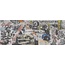 Aparici Sonora С000564698 SONORA GRAFFITI ORNAMENT 44,63X119,30 stěnová dlaždice 44,63x119,3 cm, Španělsko, beton - fotografie 1 Aparici Sonora С000564698 SONORA GRAFFITI ORNAMENT 44,63X119,30 stěnová dlaždice 44,63x119,3 cm, Španělsko, beton - fotografie 1