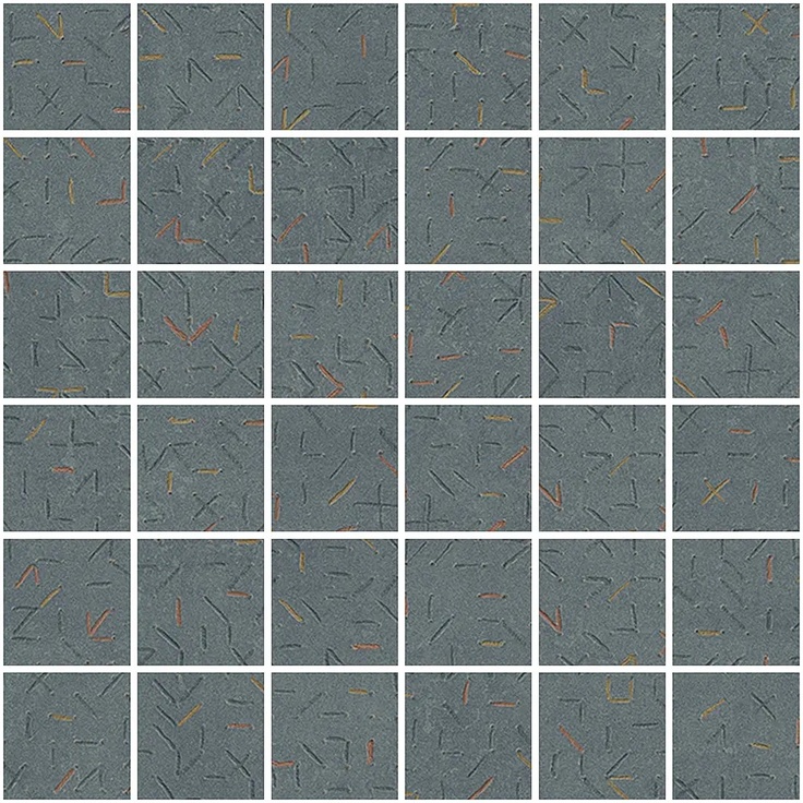 Aparici Stitch BLUE NAT MOS Mozaika 29,75x29,75 cm, Španělsko, tkanina - fotografie 1 Aparici Stitch BLUE NAT MOS Mozaika 29,75x29,75 cm, Španělsko, tkanina - fotografie 1