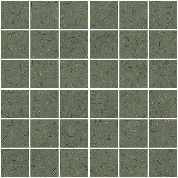 Aparici Stitch GREEN NAT MOS Mosaic 29,75x29,75 cm, Spain, fabric - photo 1 Aparici Stitch GREEN NAT MOS Mosaic 29,75x29,75 cm, Spain, fabric - photo 1