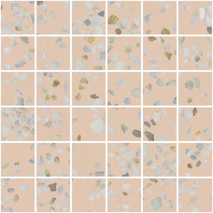 Aparici Trendy С000588234 TRENDY PINK NAT MOS 5X5 Mozaik 29,75x29,75 cm, Spanien, terrazzo - foto 1 Aparici Trendy С000588234 TRENDY PINK NAT MOS 5X5 Mozaik 29,75x29,75 cm, Spanien, terrazzo - foto 1