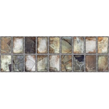 Aparici Steel 8430828299430 Grey Frame azulejo de parede 25,2x75,9 cm, Espanha, efeito papel  - foto 1 - foto 1