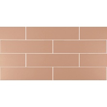 Ape Loop С000543304 A038737_SmoothTerracotta wandtegel 6,3x25 cm, Spanje, monokleur - foto 1 - foto 1
