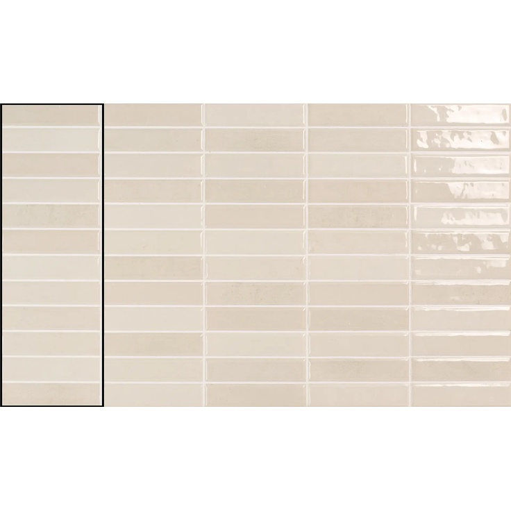 Ape Pim Pam Pum С000603325 A040654_cream_gloss_10x30 Mosaic 10x30 cm, Spain - photo 1 Ape Pim Pam Pum С000603325 A040654_cream_gloss_10x30 Mosaic 10x30 cm, Spain - photo 1
