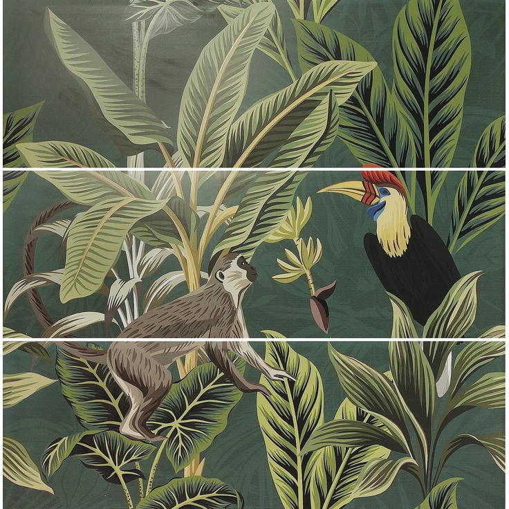 Ape Silk С000466911 A036261_DecorSet(3)_Abc/Toucan_Green_40x120 Decorazione 40x120 cm, Spagna - foto 1 Ape Silk С000466911 A036261_DecorSet(3)_Abc/Toucan_Green_40x120 Decorazione 40x120 cm, Spagna - foto 1