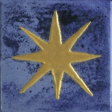 Ape Sintra С000617854 A041291_Decor Star I Misty blue 12.4*12.4 Decoratie 12,4x12,4 cm, Spanje - foto 1 - foto 1