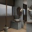 Ariana Falaise 60x60, porcelanato esmaltado, Itália, ardósia (andesito) - foto de interior 8