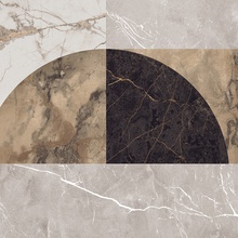 Ariana Epoque Abstract Ret porcelain tile 60x60 cm, Italy, stone  - photo 1 - photo 1