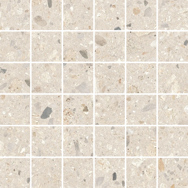 Ascot Architecta A2ARC M Mos 5*5Lapis Beige 30*30 Mozaika 30x30 cm, Itálie, terrazzo - fotografie 1 Ascot Architecta A2ARC M Mos 5*5Lapis Beige 30*30 Mozaika 30x30 cm, Itálie, terrazzo - fotografie 1