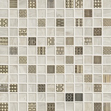 Ascot Gemstone С000488146 02GNMG22_MosaicoGemstoneIvoryDec.29,1*29,1 Mosaiikki 29,1x29,1 cm, Italia, muita marmorin tyyppejä - kuva 1 - kuva 1