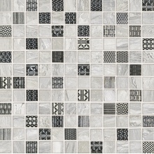 Ascot Gemstone С000488145 02GNMG11_MosaicoGemstoneWhite/SilverDec.29,1*29,1 Mozaikk 29,1x29,1 cm, Italia, andre marmortyper - foto 1 - foto 1