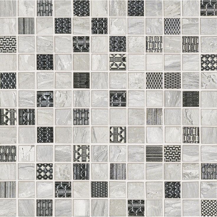 Ascot Gemstone С000488145 02GNMG11_MosaicoGemstoneWhite/SilverDec.29,1*29,1 Mosaic 29,1x29,1 cm, Italy, other types of marble - photo 1 Ascot Gemstone С000488145 02GNMG11_MosaicoGemstoneWhite/SilverDec.29,1*29,1 Mosaic 29,1x29,1 cm, Italy, other types of marble - photo 1