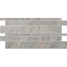 Ascot Stone Quartz С000624829 02STQMM40R_StoneQuartzMosaicoMurettoT9Grey30*60 Mozaïek 30x60 cm, Italië, kwarts en kwartsiet - foto 1 - foto 1