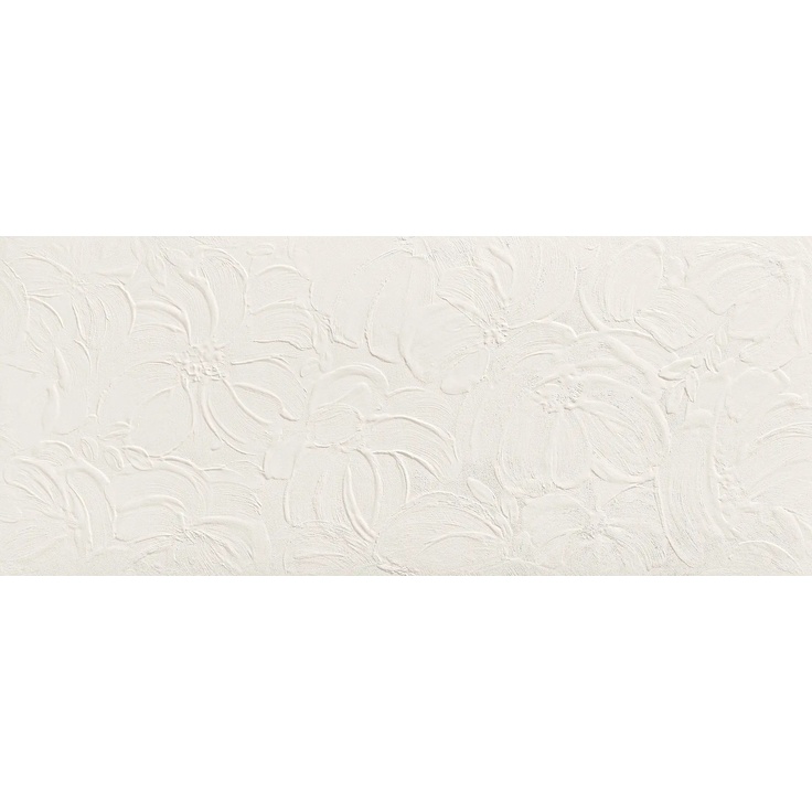 Atlas Concorde 3D Wall Plaster AHQV Bloom White wandtegel 50x120 cm - foto 1 Atlas Concorde 3D Wall Plaster AHQV Bloom White wandtegel 50x120 cm - foto 1