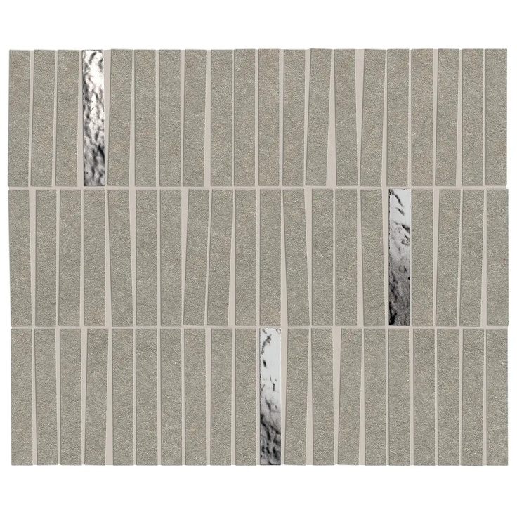 Atlas Concorde Boost Mineral AIHI Grey Mosaico Domino Lux Mosaic 29,2x35 cm, Italy, other types of stone - photo 1 Atlas Concorde Boost Mineral AIHI Grey Mosaico Domino Lux Mosaic 29,2x35 cm, Italy, other types of stone - photo 1