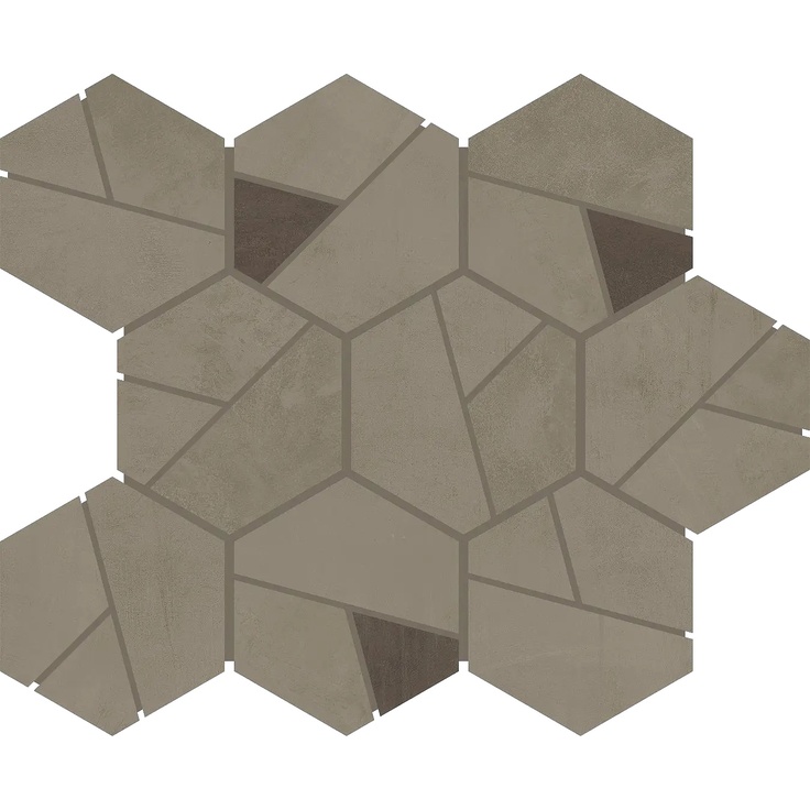 Atlas Concorde Boost Pro A0QP Taupe Mosaico Hex Coffee Mozaika 25x28,5 cm - fotografie 1 Atlas Concorde Boost Pro A0QP Taupe Mosaico Hex Coffee Mozaika 25x28,5 cm - fotografie 1