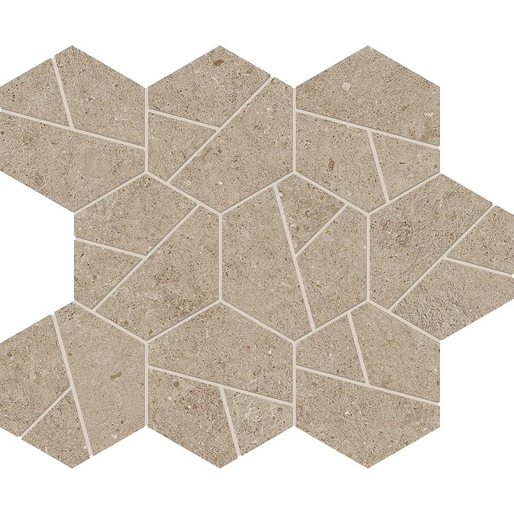 Atlas Concorde Boost Stone A7CW Clay Mosaico Hex Mozaik 25x28,5 cm - foto 1 Atlas Concorde Boost Stone A7CW Clay Mosaico Hex Mozaik 25x28,5 cm - foto 1