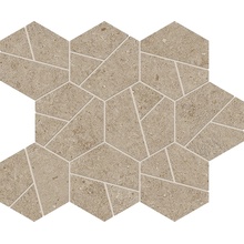 Atlas Concorde Boost Stone A7CW Clay Mosaico Hex Mozaïek 25x28,5 cm - foto 1 - foto 1
