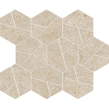 Atlas Concorde Boost Stone A7CV Cream Mosaico Hex Mozaïek 25x28,5 cm - foto 1 - foto 1